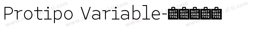 Protipo Variable字体转换
